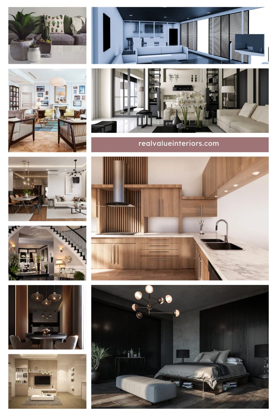 Portfolio of interior design projects